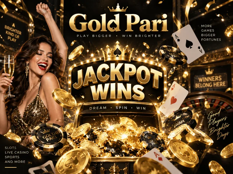 GoldPari luxury casino entrance and gaming hall